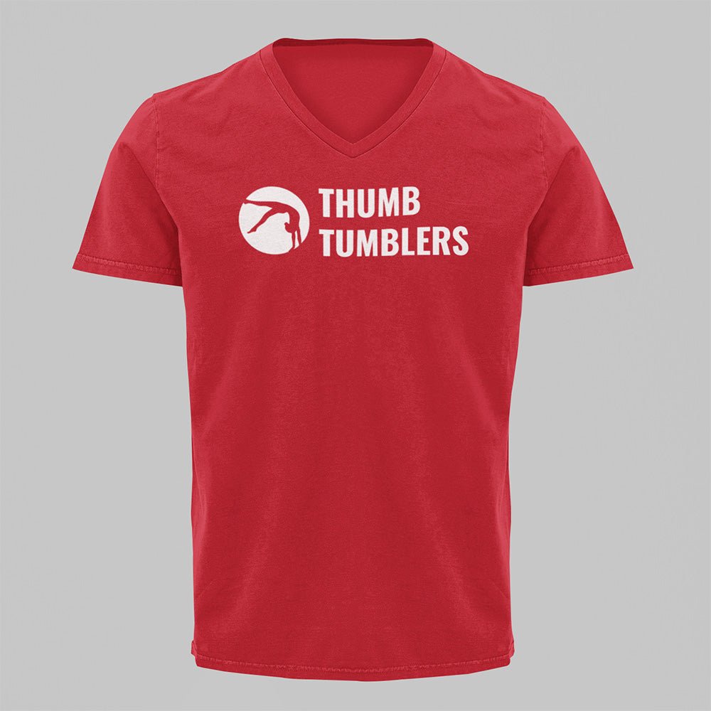 Thumb Tumblers Vneck - DecalFreakz