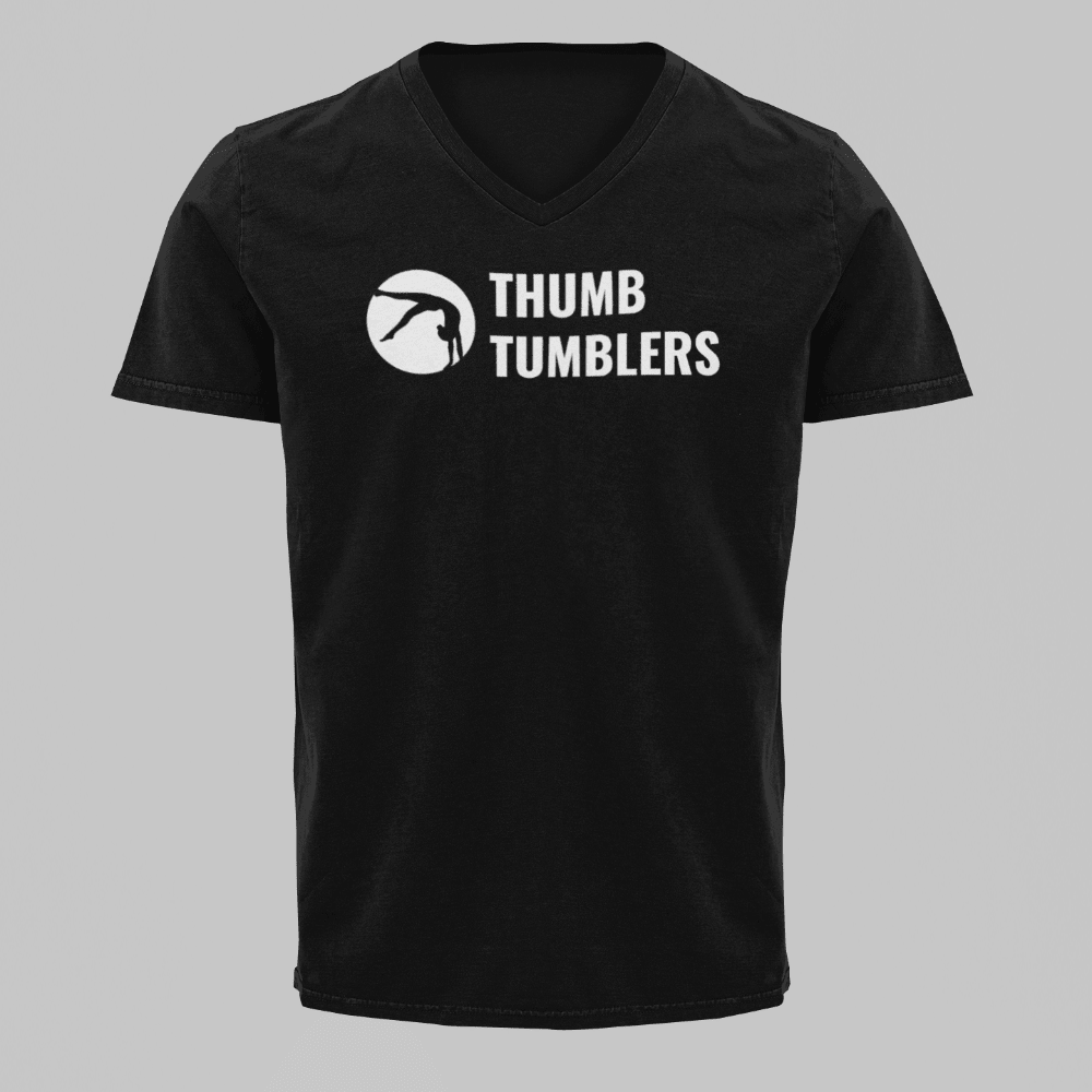 Thumb Tumblers Vneck - DecalFreakz