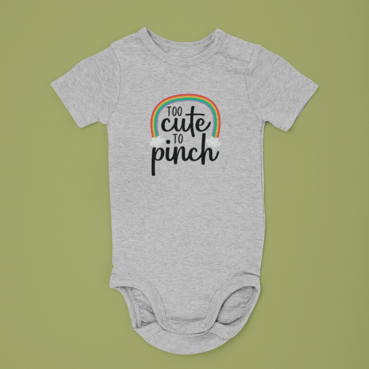 Too Cute To Pinch Onesie & Tee - DecalFreakz