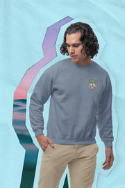 Torch Lake Tiki Crewneck Sweatshirt - DecalFreakz