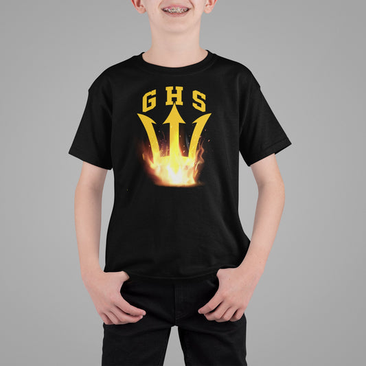 Youth GHS Flaming Trident - T-Shirt - DecalFreakz
